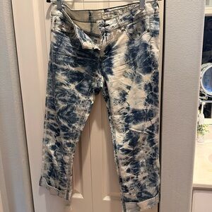 Indigo Rein Blue and White Denim